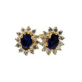 Boucles d'Oreilles Or Jaune 18 Ct