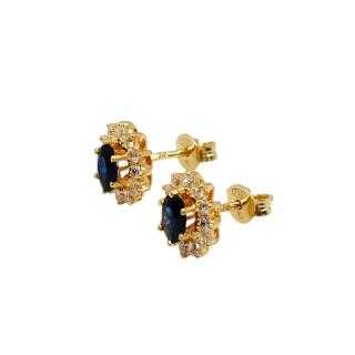 Boucles d'Oreilles Or Jaune 18 Ct
