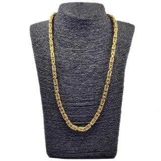 Collier Or Jaune 14k Maille Royale