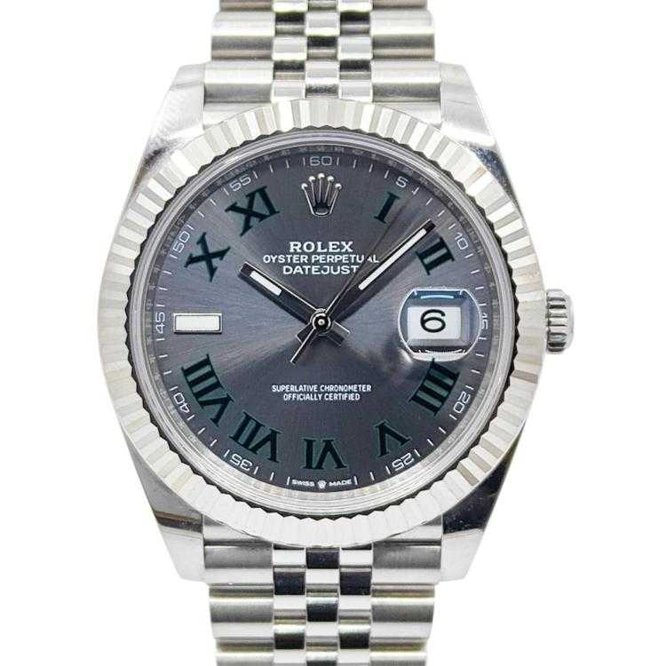 Rolex Date Just 41 " Wimbledon "