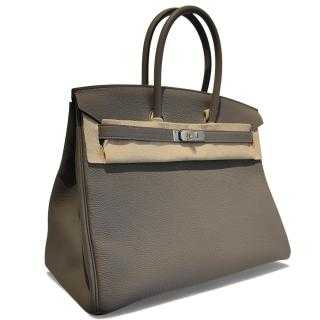 Hermès Birkin 35 Togo Gris Meyer