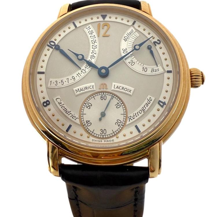 Maurice Lacroix Masterpiece Calendrier Rétrograde Or 18ct
