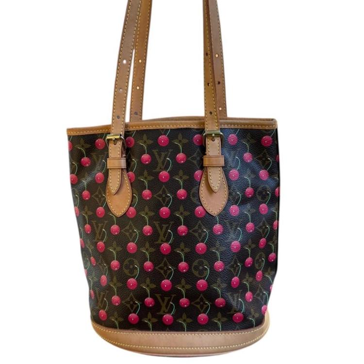 Sac Louis Vuitton Bucket Pm Cerise