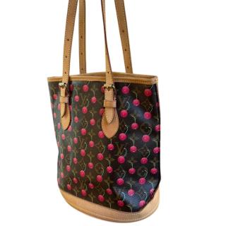 Sac Louis Vuitton Bucket Pm Cerise