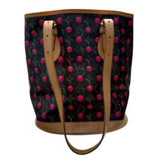 Sac Louis Vuitton Bucket Pm Cerise