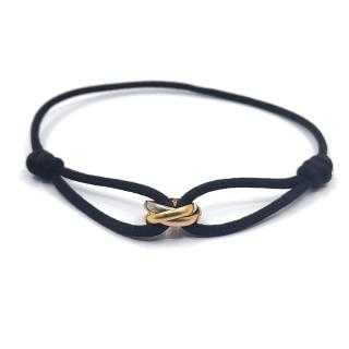 Bracelet Cartier Trinity sur cordon