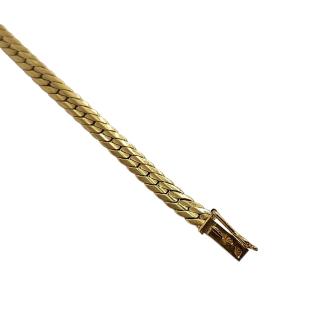 BRACELET OR 18 CT ET DIAMANT