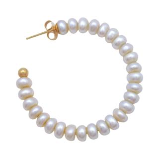 Boucles d'oreilles Or 14CT & Perles