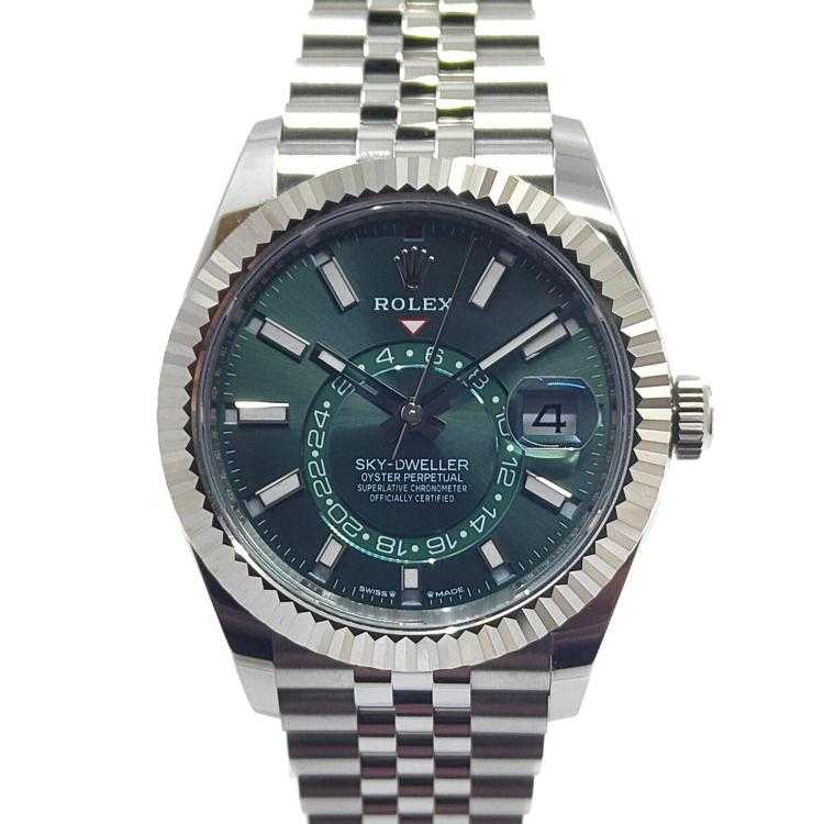 Rolex Sky-Dweller 42 Jubile Mint Green Dial