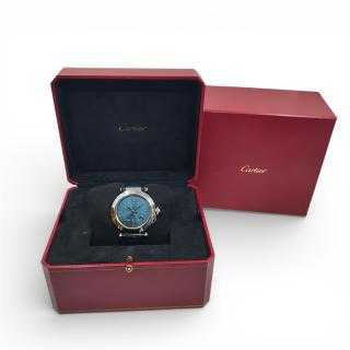 Cartier Pasha 41 Blue Sunray Dial