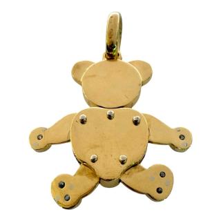 Pendentif Pomellato Orsetto articulé Or 18ct & Diamants