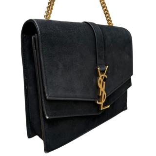 Sac Saint Laurent Sulpice en Suède Noir