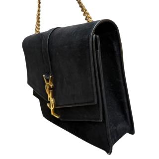 Sac Saint Laurent Sulpice en Suede Noir