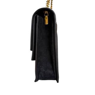 Sac Saint Laurent Sulpice en Suede Noir