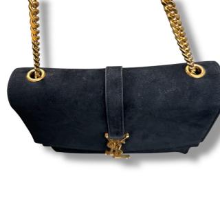 Sac Saint Laurent Sulpice en Suede Noir