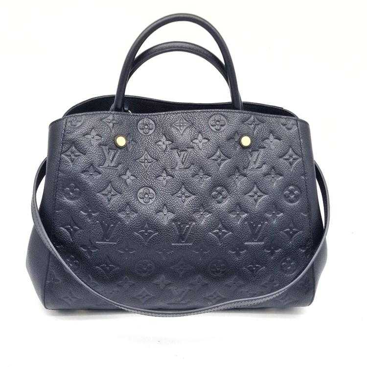 LOUIS VUITTON Montaigne MM Sac Empreinte Noir