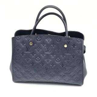LOUIS VUITTON Montaigne MM Sac Empreinte Noir