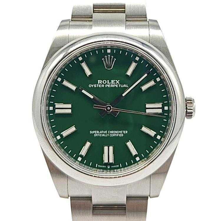 Rolex Oyster Perpetual 41 Green Dial