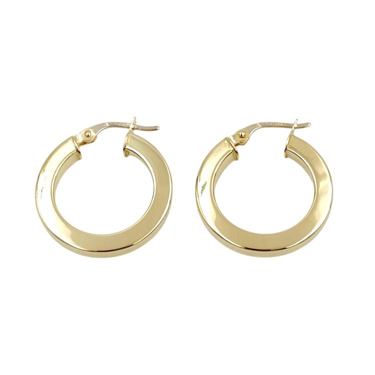 Boucles d'Oreilles Or Jaune 18 Ct