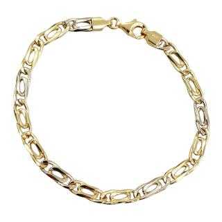 Bracelet Or Jaune&Blanc 18 Ct