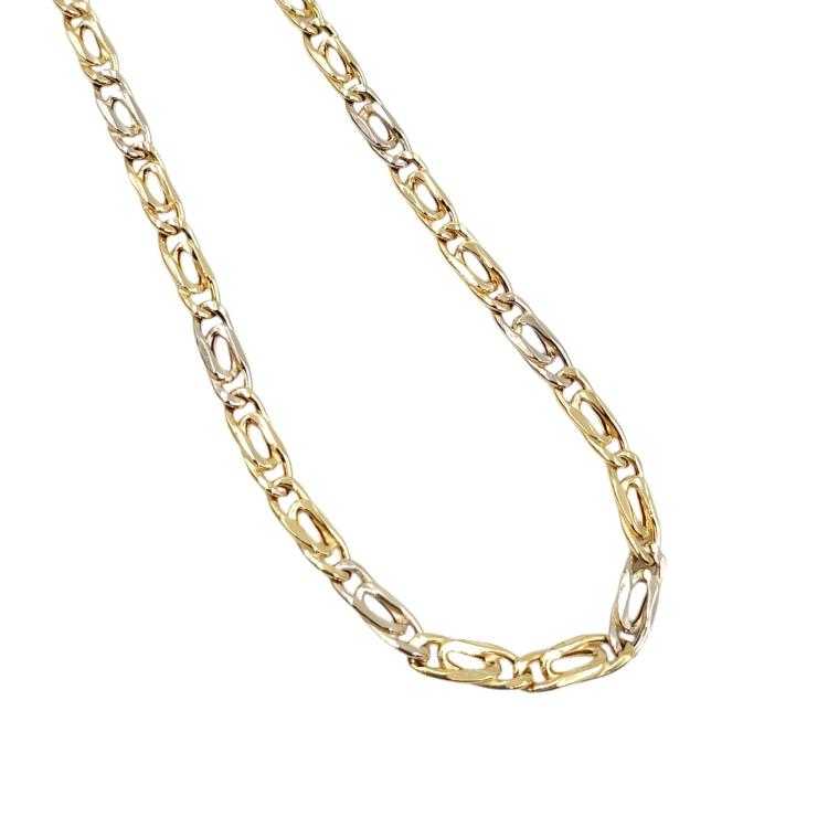 Chaîne Or Jaune&Blanc 18 Ct