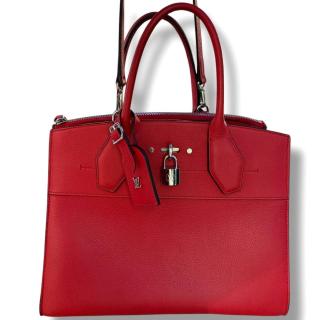 Sac Louis Vuitton Steamer MM Gr Rubis