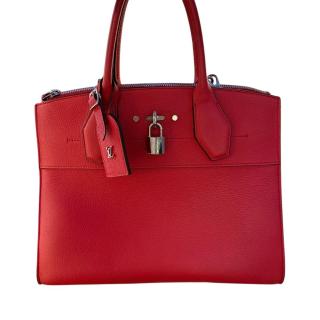 Sac Louis Vuitton Steamer MM Gr Rubis