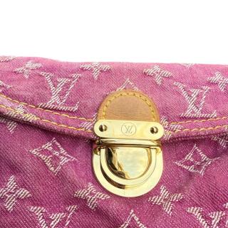 Sac Louis Vuitton Pleaty Denim Rose