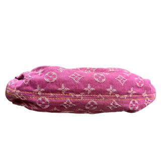 Sac Louis Vuitton Pleaty Denim Rose