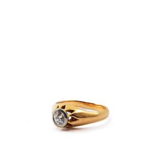 Bague Or Jaune 18k & Diamant