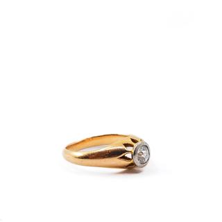 Bague Or Jaune 18k & Diamant