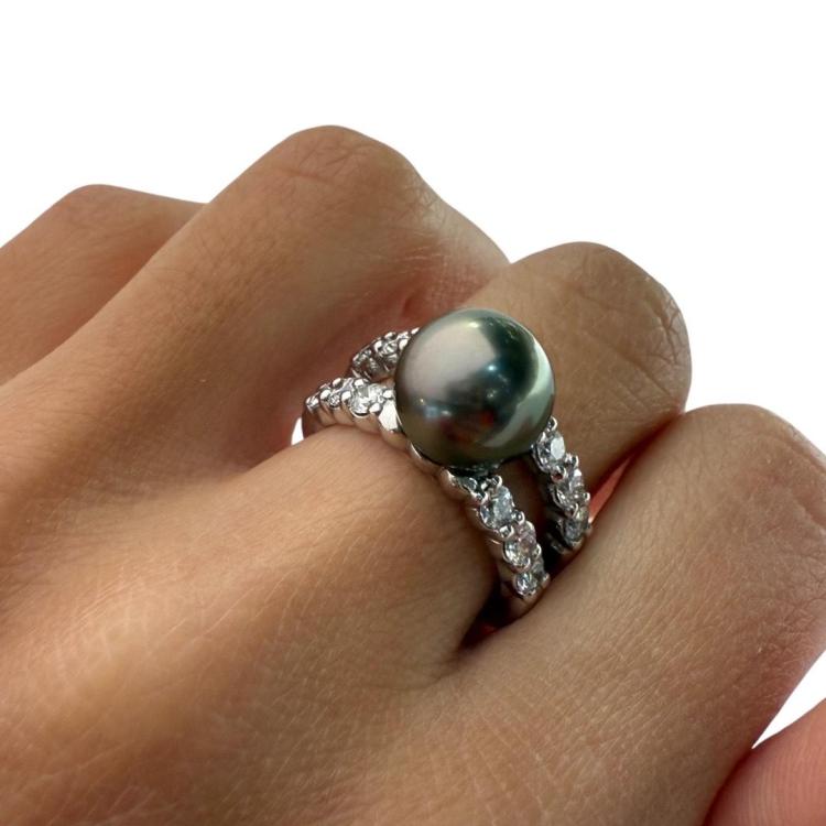 Bague Bucherer Perle Tahiti & Diamants
