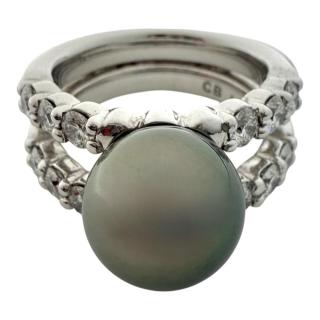 Bague Bucherer Perle Tahiti & Diamants
