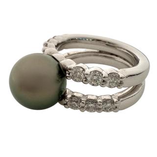 Bague Bucherer Perle Tahiti & Diamants