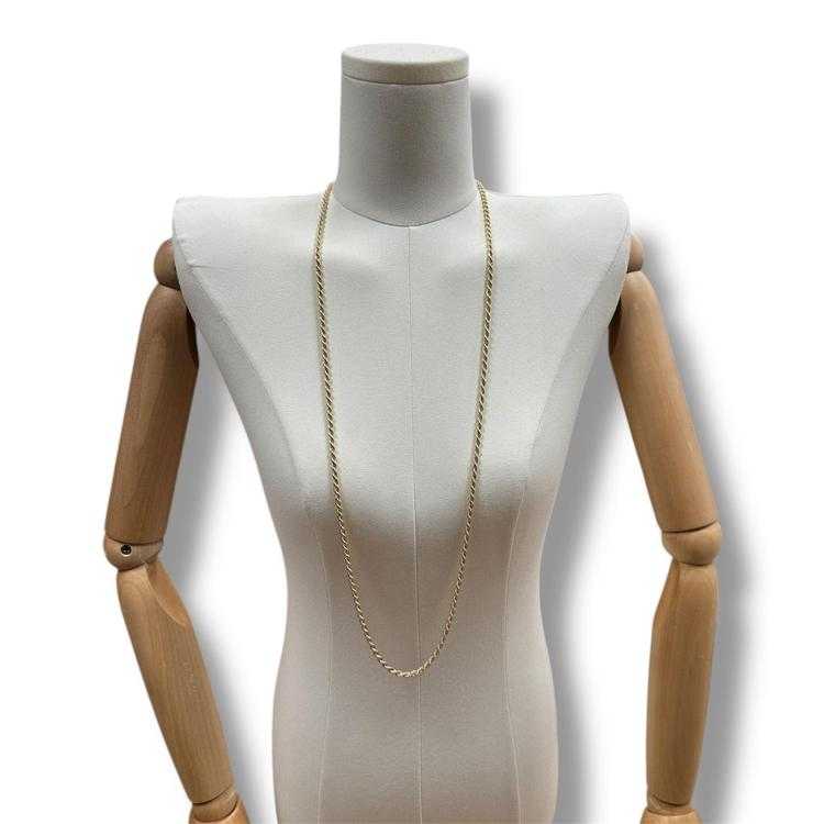 Collier or jaune 18ct