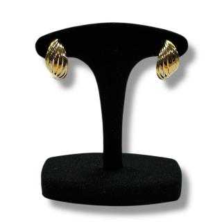 Boucles d'oreilles 3 ors 19ct