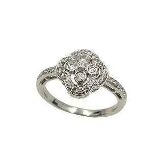 Bague Or Blanc 18 Ct