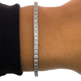 Bracelet Cartier Lanieres Line Or18ct & Diamants