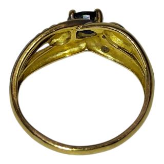 BAGUE OR 18 CT ET DIAMANTS