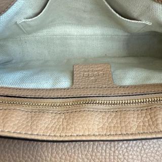 Sac Gucci Soho Long Flap Beige