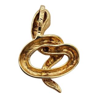 PENDENTIF OR JAUNE 18 CT & DIAMANTS