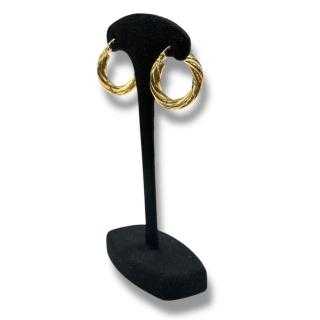 Boucles d'oreilles or jaune 18ct