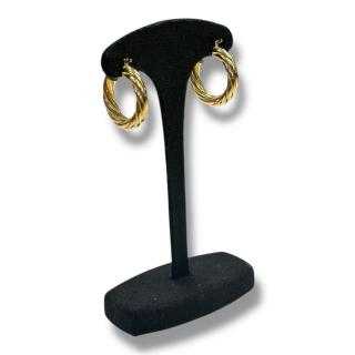 Boucles d'oreilles or jaune 18ct