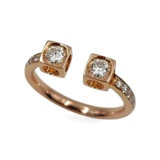 Bague Or Rose 18 Ct Dinh Van