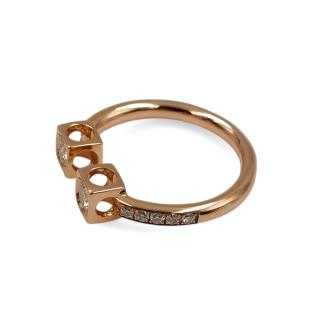 Bague Or Rose 18 Ct Dinh Van