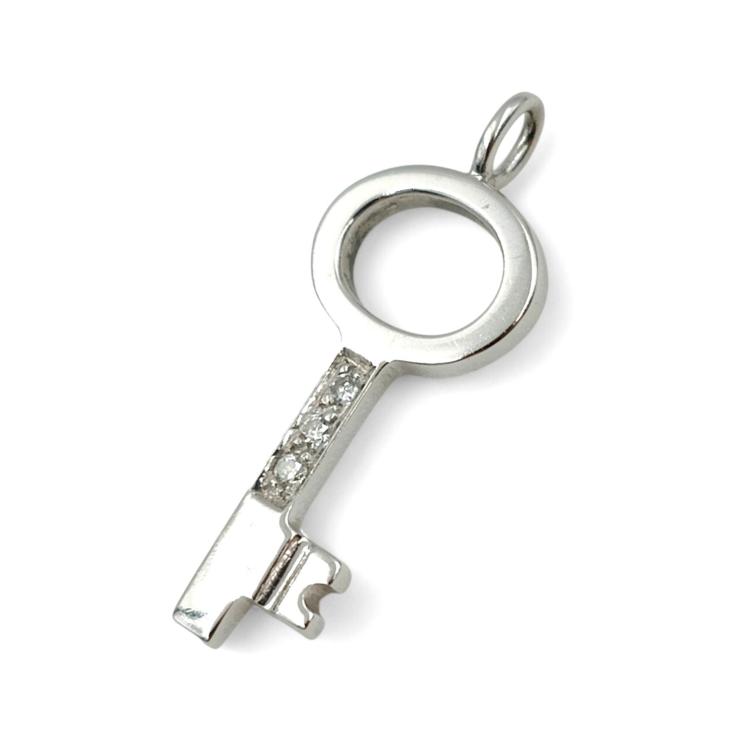 Pendentif Or Blanc 18 Ct