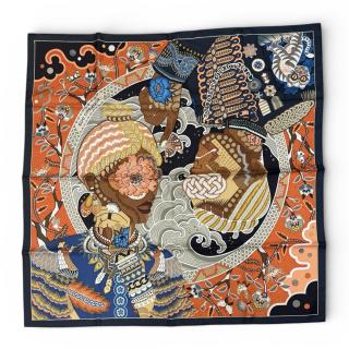 Hermès Carré 90 Duo Cosmique