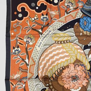 Hermès Carré 90 Duo Cosmique