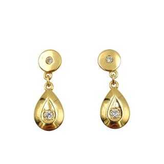 Boucles d'Oreilles Or Jaune 18 Ct
