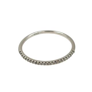 Bague Or Blanc 18 Ct